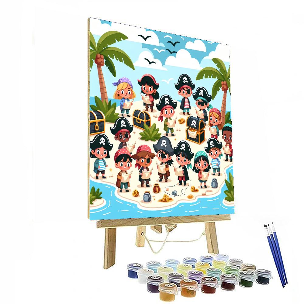 Adventure On Pirate Isle Paint By Color