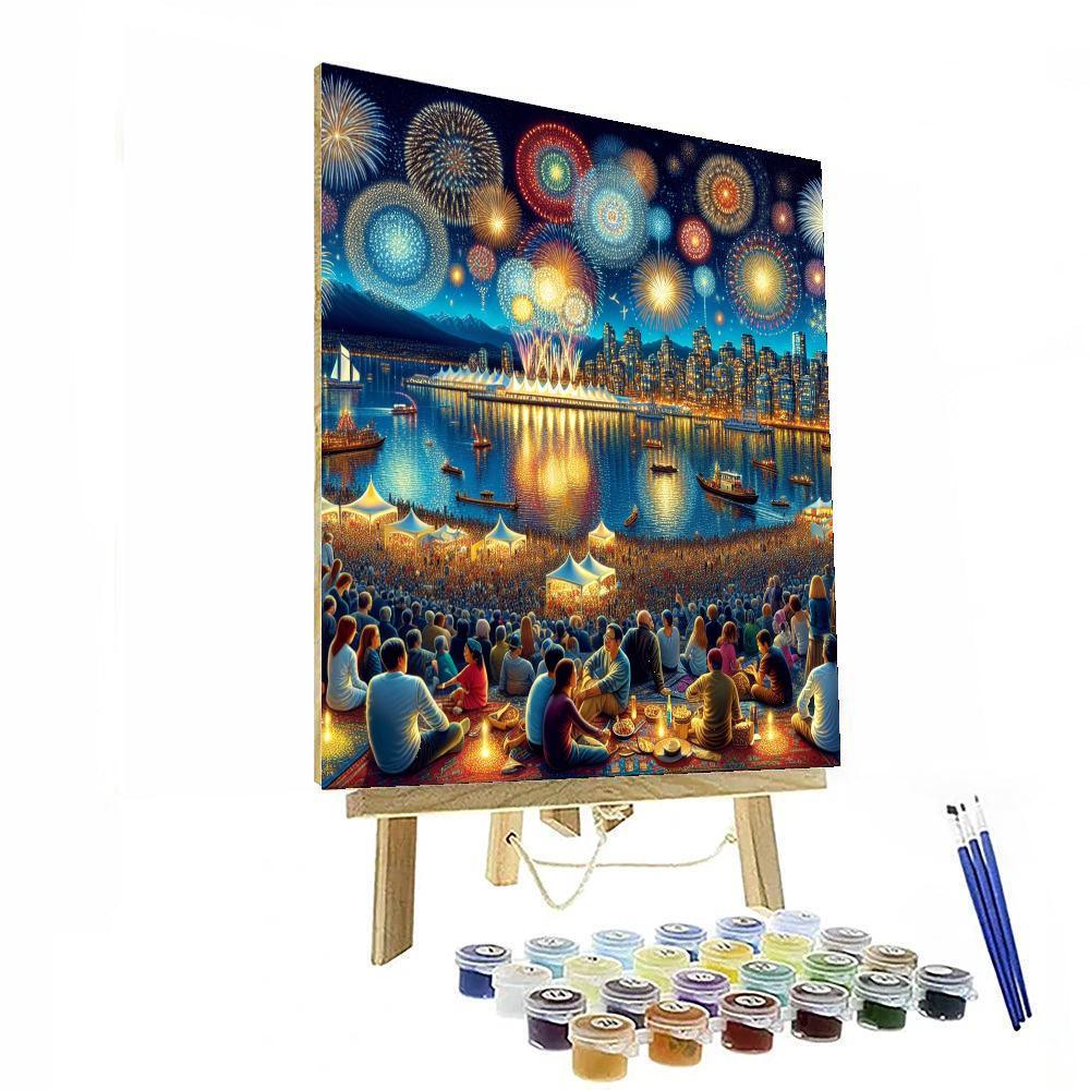 Vancouver Celebration Of Light - Canada Paint By Numbers Art