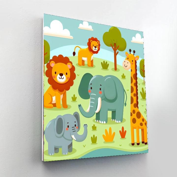 Zoo Day Adventure Paint By Color