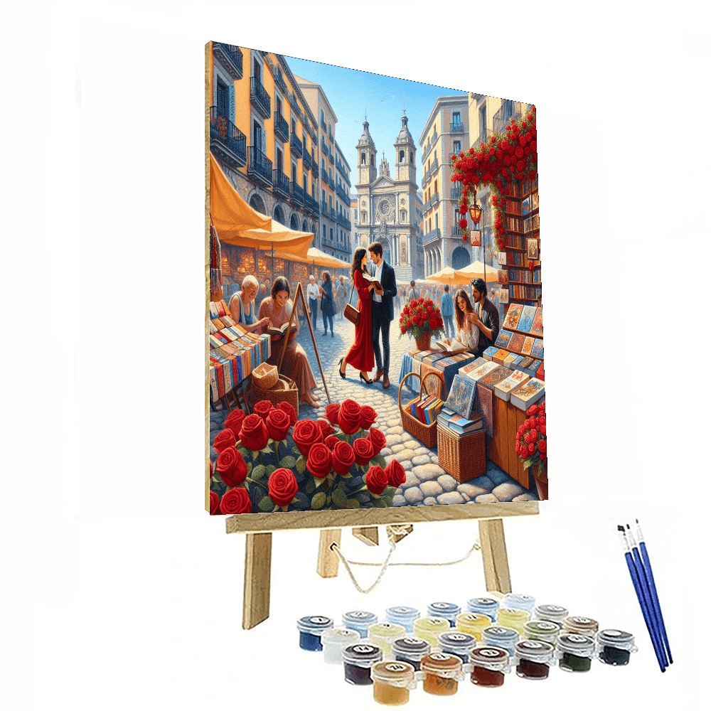 Dia De Sant Jordi - Barcelona Numbered Painting Kits