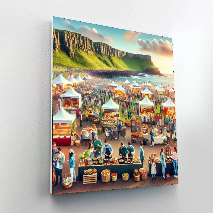 Giant's Causeway International Food Festival Painting Number Kit