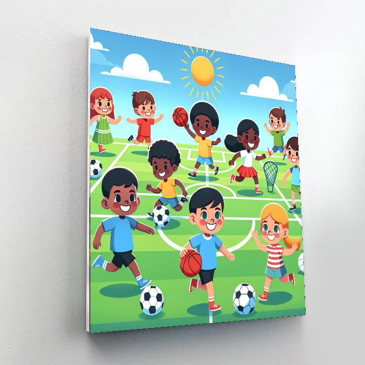 Sports All-star Painting Number Kit