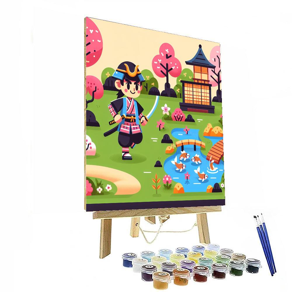 Legend Of The Samurai Warrior Number Painting