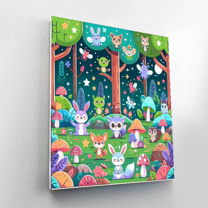 Woodland Fantasy Paint By Numbers