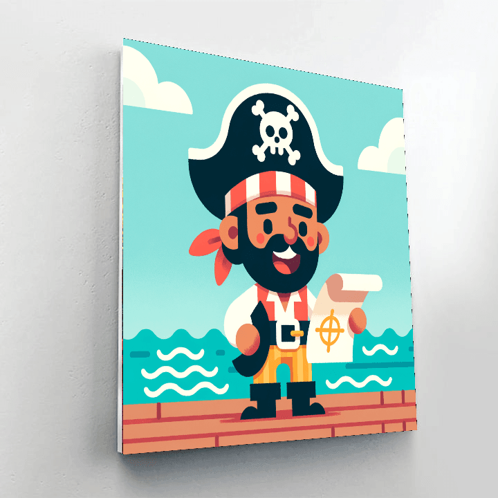 Pirate Captain's Adventure Paint By Numbers Kits