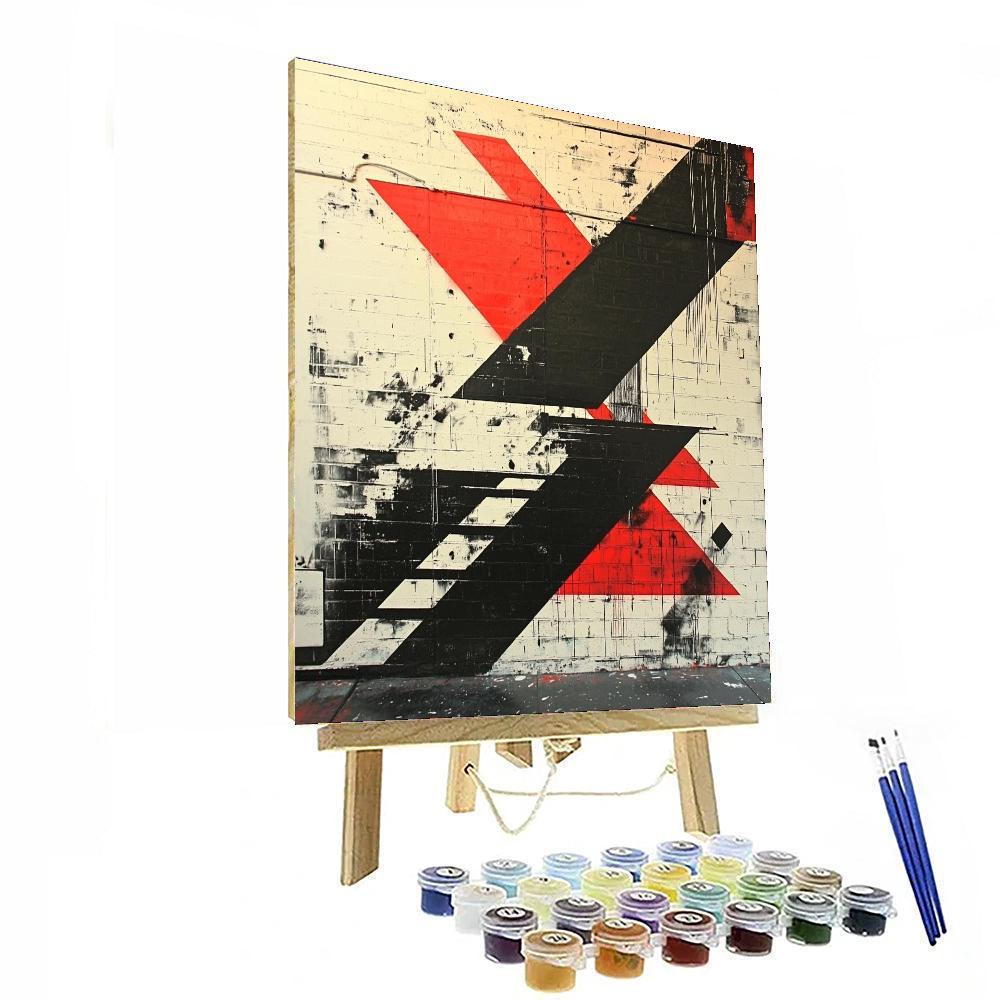 Banksy Inspired Fragments Of Tomorrow  Numbered Painting Kits