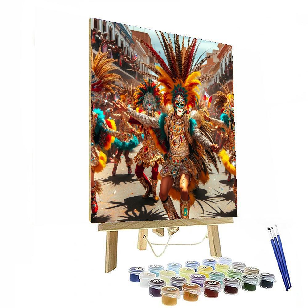 Carnival Of Oruro - Oruro, Bolivia Painting Number Kit