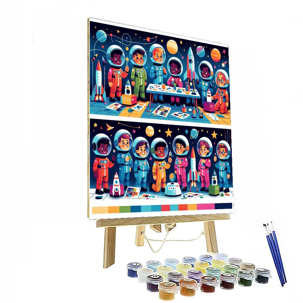 Space Camp Numbered Painting Kits