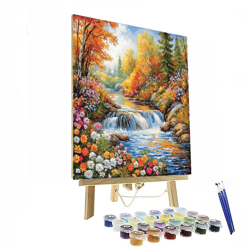 Pierre-Auguste Renoir Inspired Charming Riverside  Number Painting