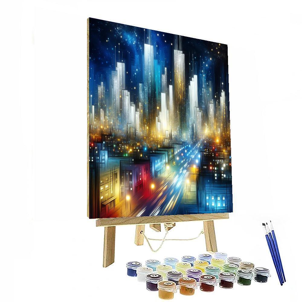 Charming City Nights Paint By Number