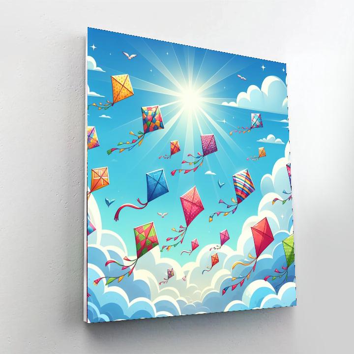 Fun In The Sky Numbered Painting Kits