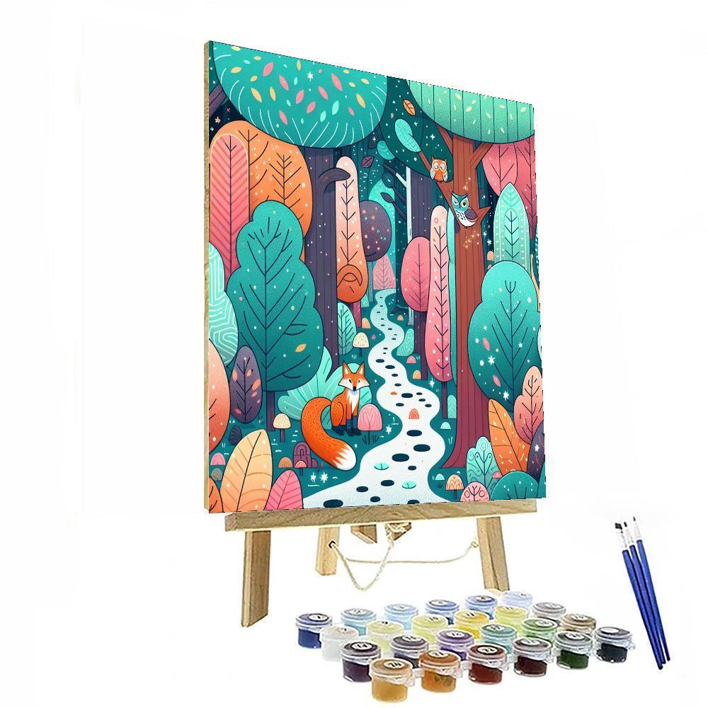 Mystery Of The Forest Paint By Numbers Kits