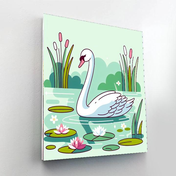 Swan Lake Ballet Paint By Color