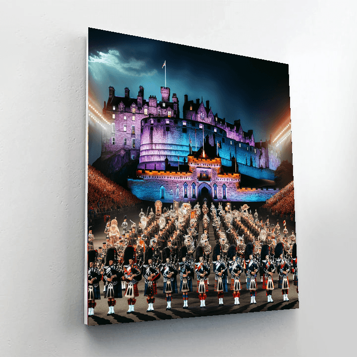 Royal Edinburgh Military Tattoo - Scotland Painting By Numbers Kit