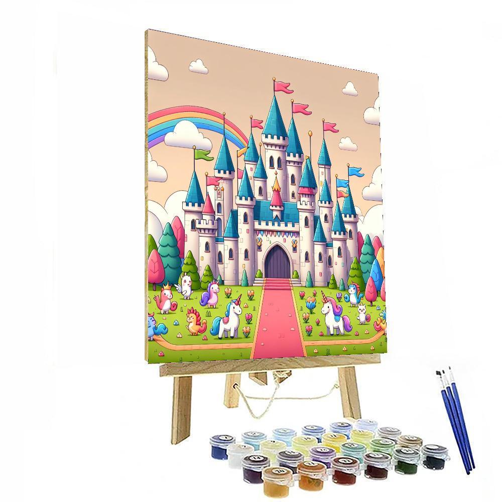 Mystic Enchanted Castle Numbered Painting Kits