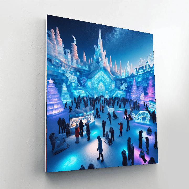 The Harbin Ice And Snow Festival - China Paint By Numbers Kits
