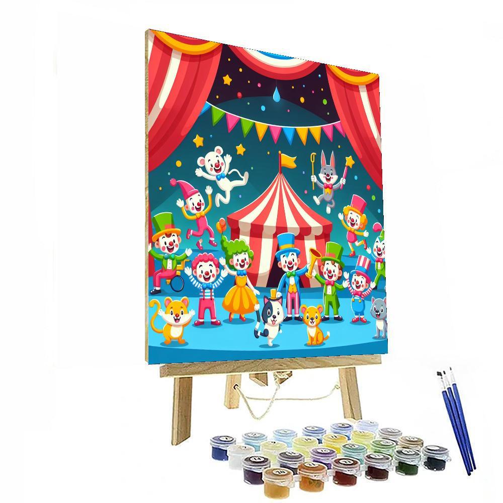 Circus Celebration Numbered Painting Kits