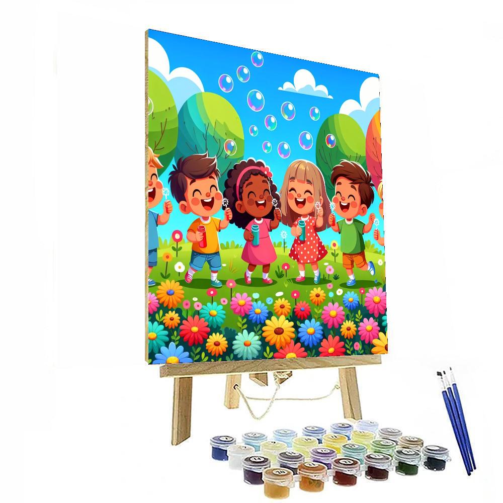 Bubble Party Painting Number Kit
