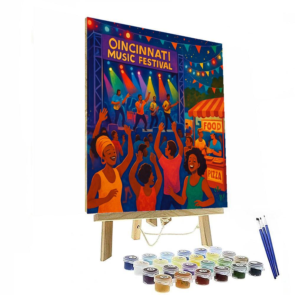 Cincinnati Music Festival - United States Paint By Numbers Kits