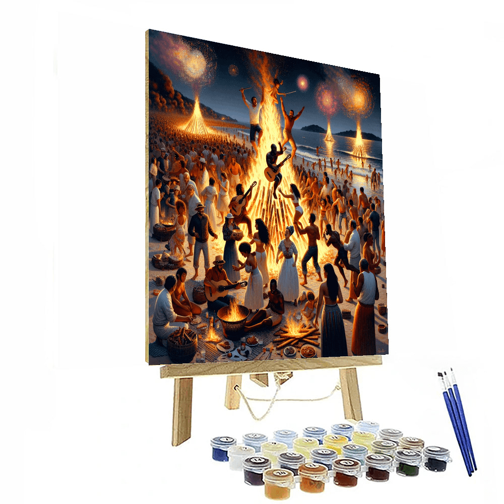 Fiesta De San Juan - Spain Number Painting