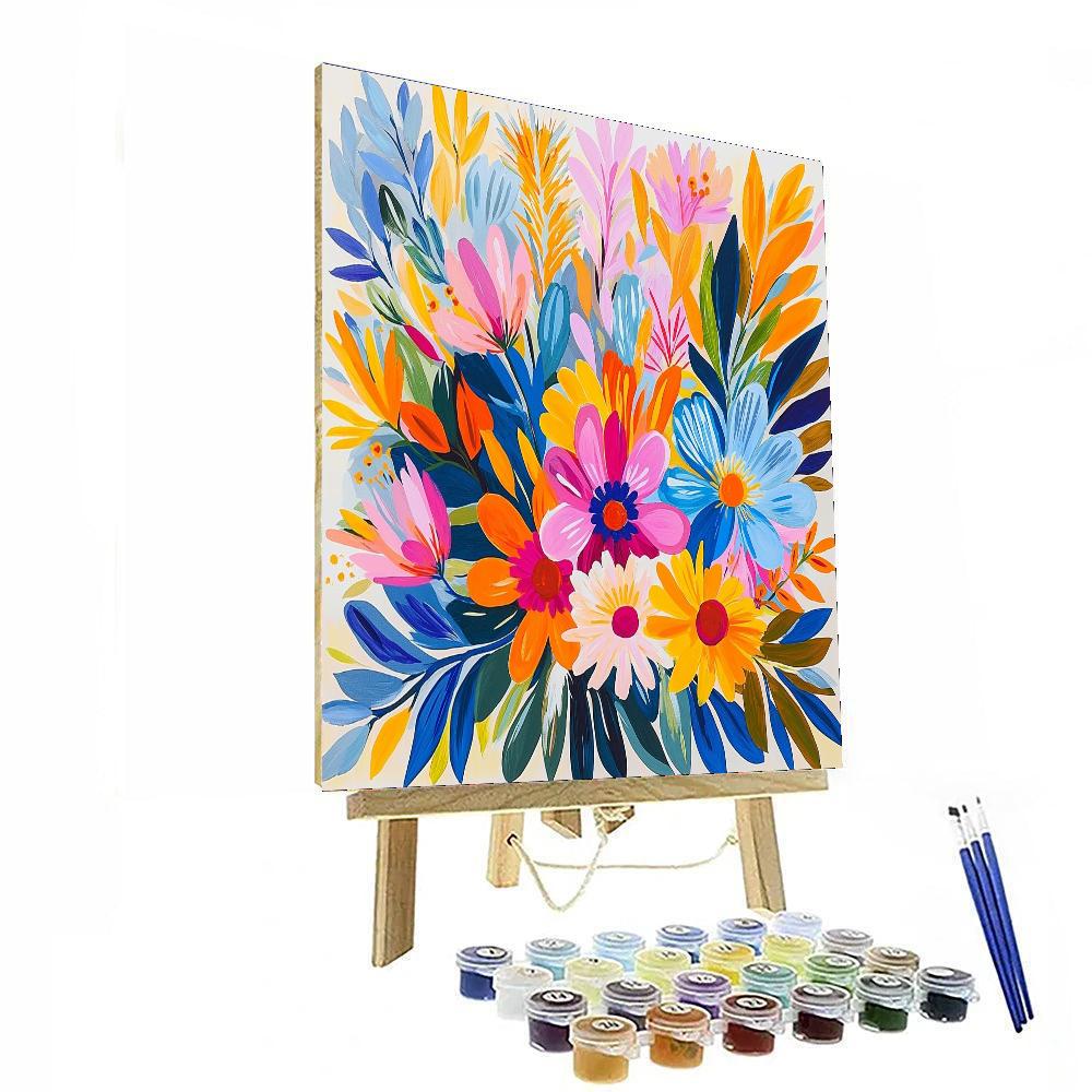 Frida Kahlo Inspired Radiance Of Dreams  Paint By Numbers Art