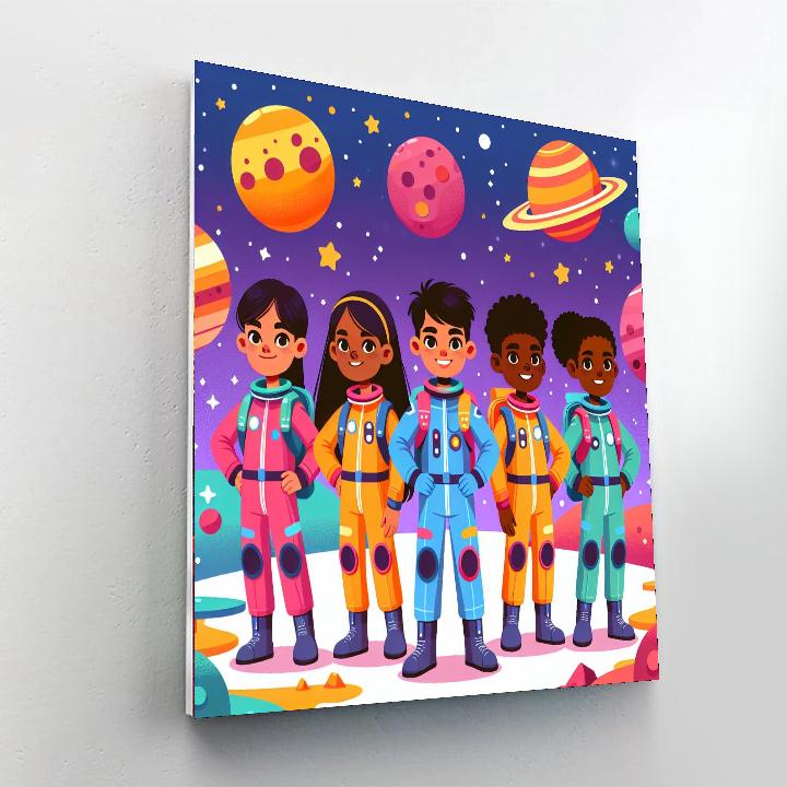 Galactic Explorers' League Paint By Numbers