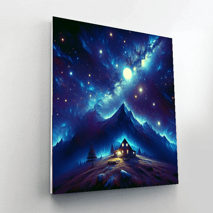 Dreamy Stargazer's Retreat Painting Number Kit