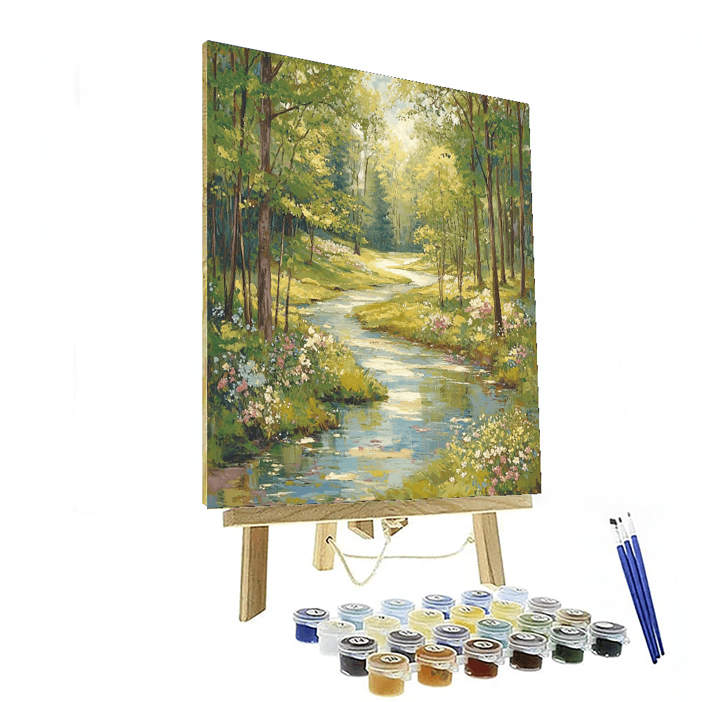 Monet Inspired Serenade Of Nature  Paint By Numbers Art