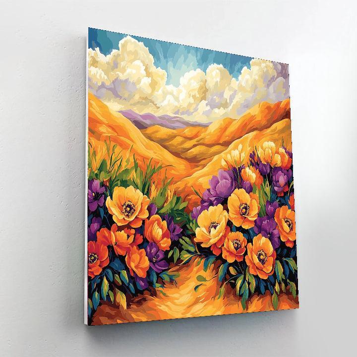 Georgia O’Keeffe Inspired Desert Blooms  Paint By Numbers Kits