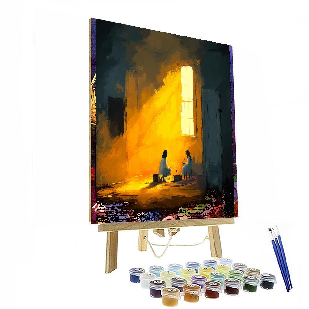 Morning Sunlight Hugs Numbered Painting Kits