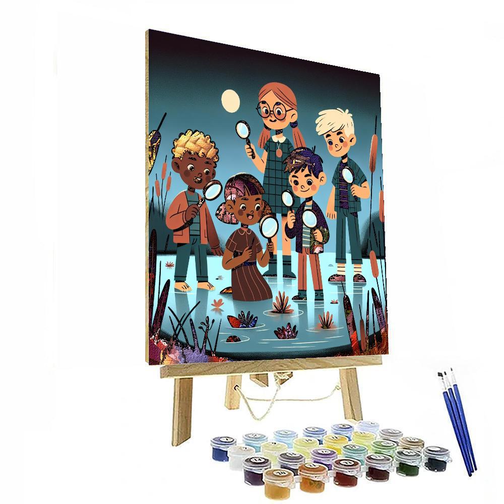 Mystery Marshland Mission Numbered Painting Kits