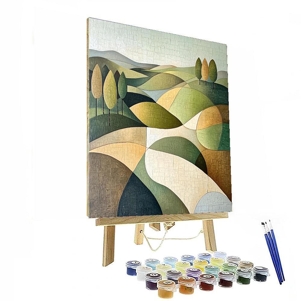 Paul Cézanne Inspired Organic Rhythms  Paint By Numbers Kits