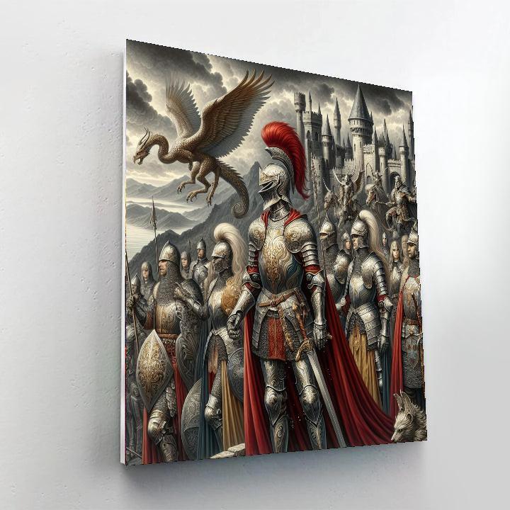 Medieval Legends Realm Paint By Numbers Kits