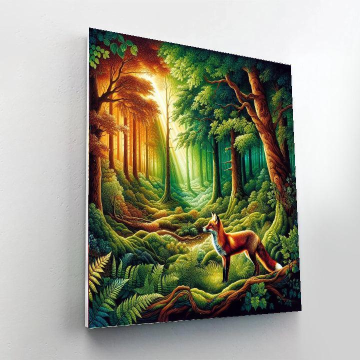 Fox Woodland Grace Paint By Number