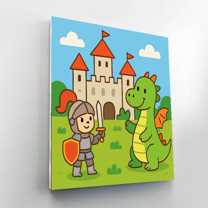 Medieval Times Numbered Painting Kits