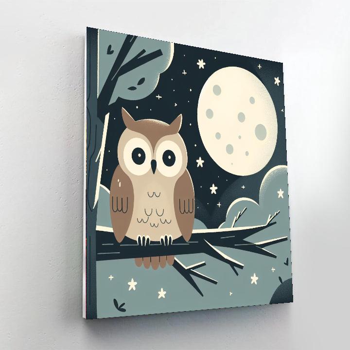 Mystic Owl Watch Paint By Numbers Art
