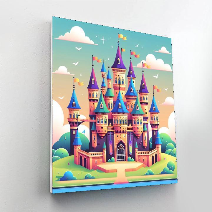 Mystic Castle Dreams Number Painting