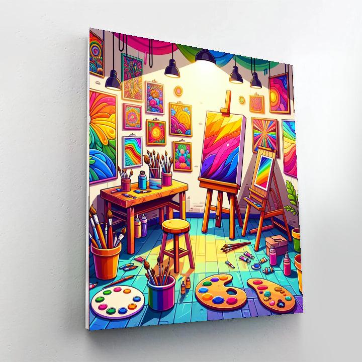 Creative Artist's Studio Painting Number Kit
