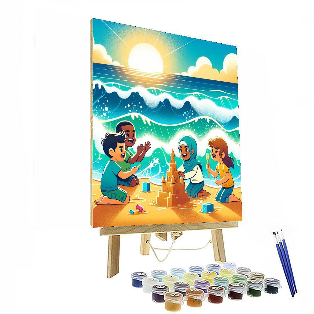 Seaside Vacation Fun Paint By Numbers Kits