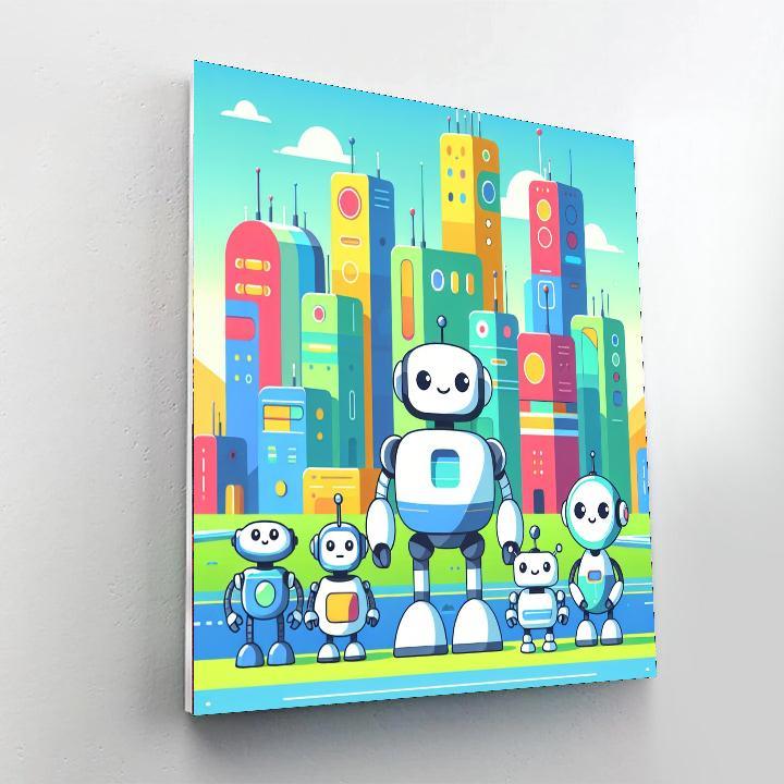 Robotic Adventure Quest Paint By Number