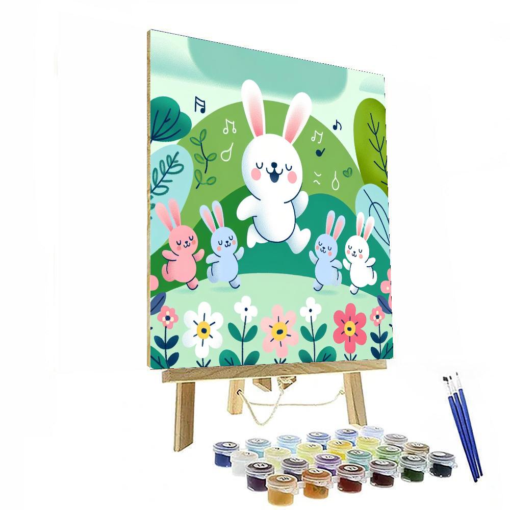 Sweet Bunny Parade Numbered Painting Kits