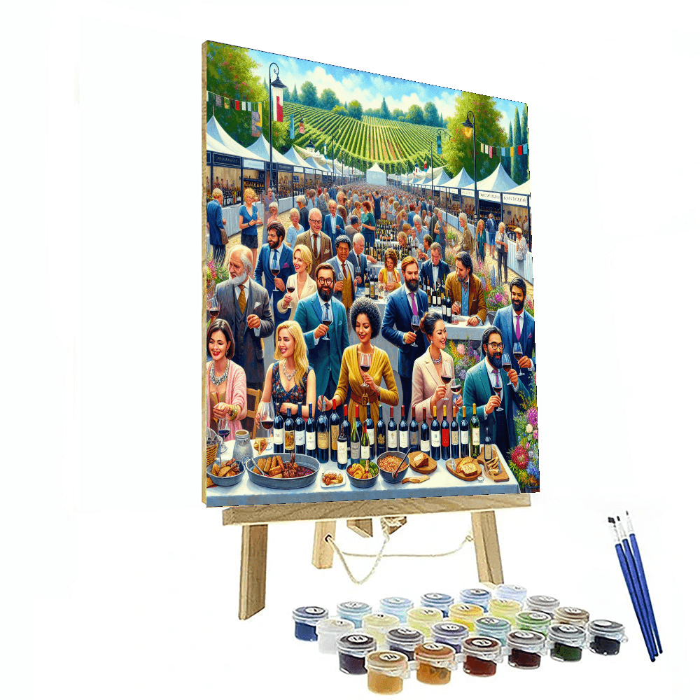 Bordeaux Wine Festival Paint By Color