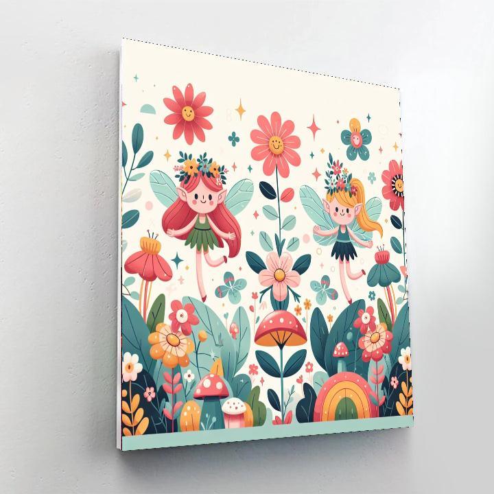 Friendly Fairy Wonderland Numbered Painting Kits