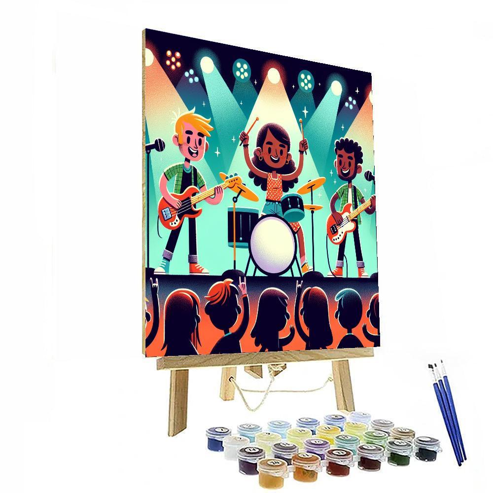 Rockstar Concert Painting Number Kit