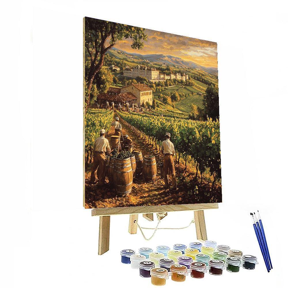 Bordeaux Wine Region - France Numbered Painting Kits
