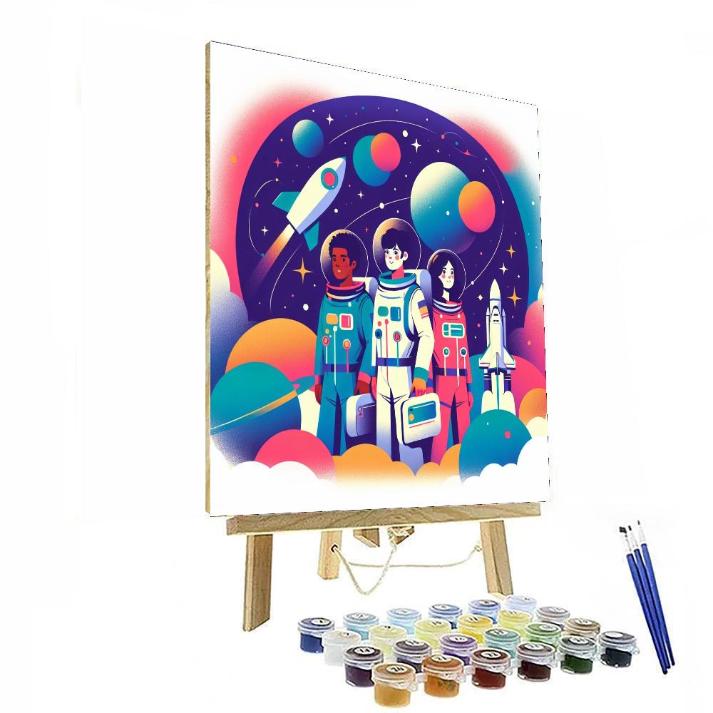 Brave Space Adventure Painting By Numbers Kit