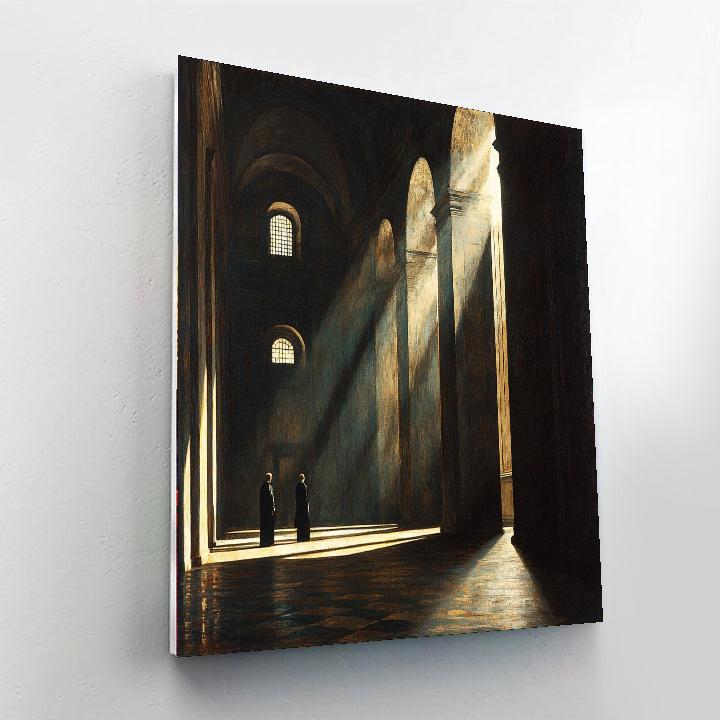 Caravaggio Inspired Shadows Of Revelation  Paint By Color