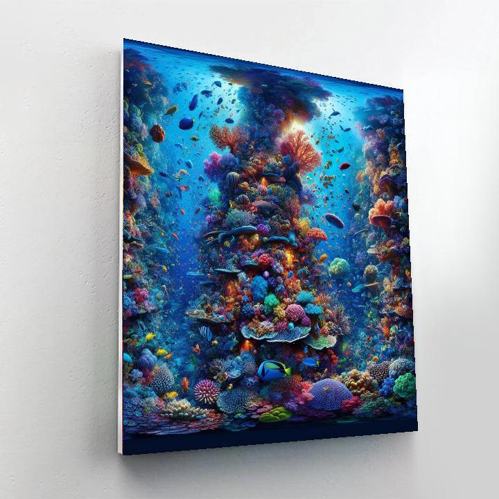 Rainbow Reef Expedition DIY Paint By Numbers