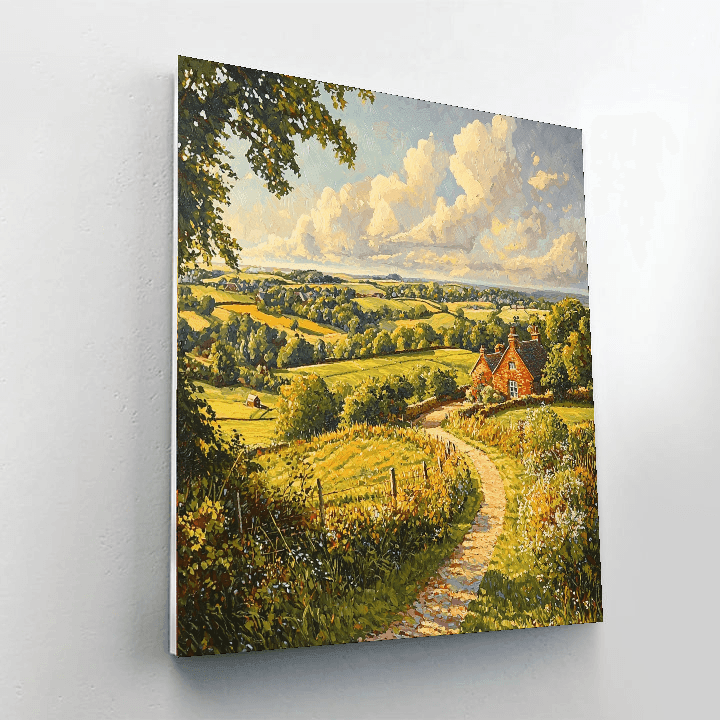 John Constable Inspired Rustic Elegance  DIY Paint By Numbers
