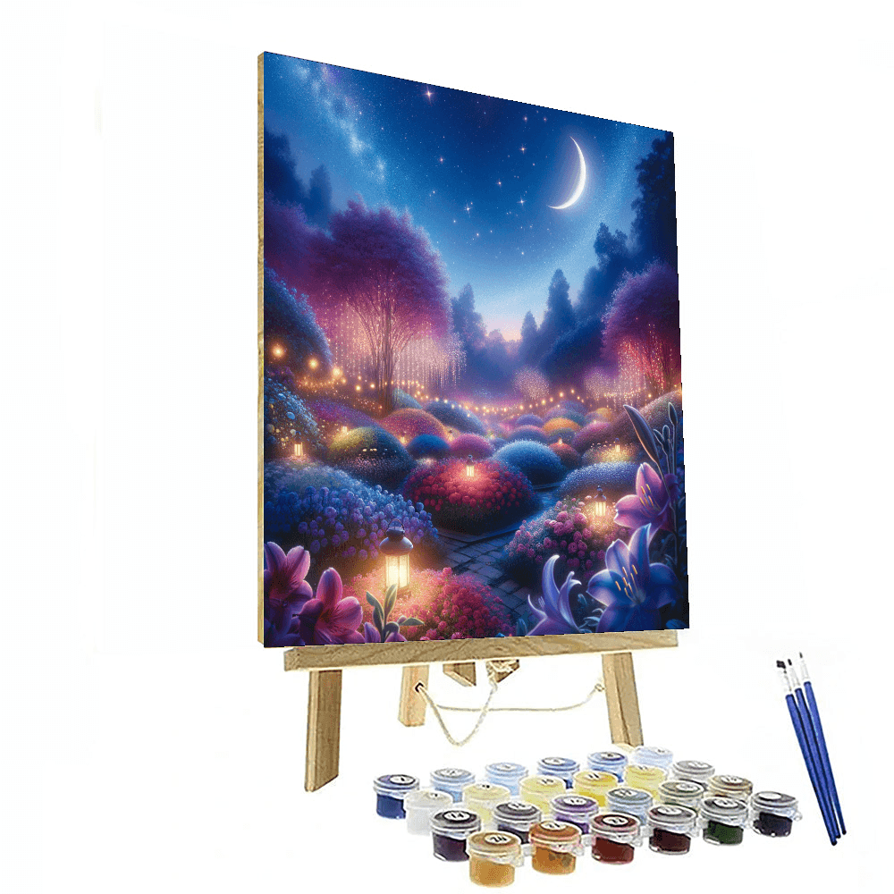 Mystical Night Garden Paint By Color